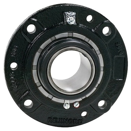Link-Belt Flange Block Bearing; 4 Bolt Round Flange Cartridge; 2-3/16 in. Bore; 5.9 in. Bolt Circle Diameter FCB22435H